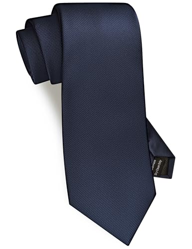 Image of GUSLESON 3.15 inch(8cm) Solid Color Necktie and Pocket Square Cufflinks Sets For Men + Gift Box