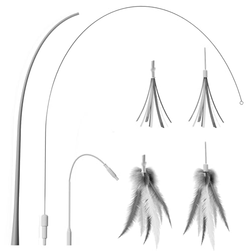 CYROS Replacement Tail Attachments for Cat Toy PT2029 (Grey)