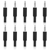 10-Stück 3,5 Mm 4 Polig Löten Stecker TRS Mono-Steckeradapter TRS-3-Polige Stereo-Stecker, 3,5-Mm-Löttyp Stecker 1/8-Männlich Lötmittel DIY Audio-Kabelanschluss Für Video Reparatur Von Audiokabeln