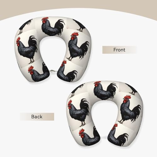 Almohada espuma viscoelástica para cuello U ajustable miniatura 4