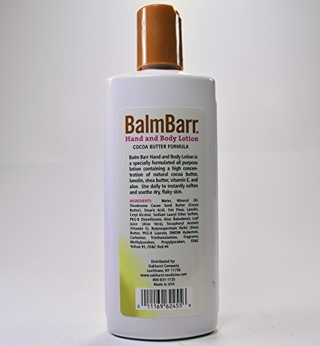 BalmBarr Hand & Body Lotion with Cocoa Butter Formula, 8 Ounces image 4