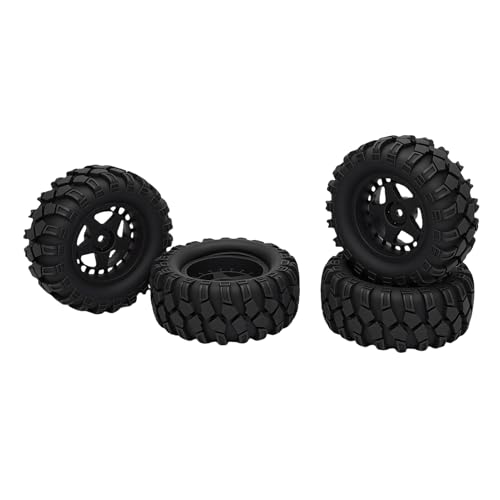 Design realistico per un gioco coinvolgente: caratterizzati da un aspetto realistico e dettagli autentici, questi pneumatici RC da 80 mm migliorano il realismo visivo del tuo camion RC, contribuendo a un'esperienza di auto RC più coinvolgente e coinvolgente.