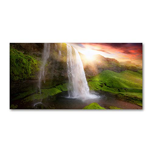 Splashback guard en verre trempé 140x70cm finition premium paysage Tulup