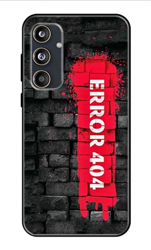 Image of Metal TPU Printed Back Cover for Samsung Galaxy F55 5G (Error 404) 360 Degree Protection | Camera Protection -25092024(AR)
