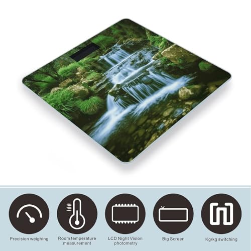 Báscula digital personal compacta y precisa para baño miniatura 3