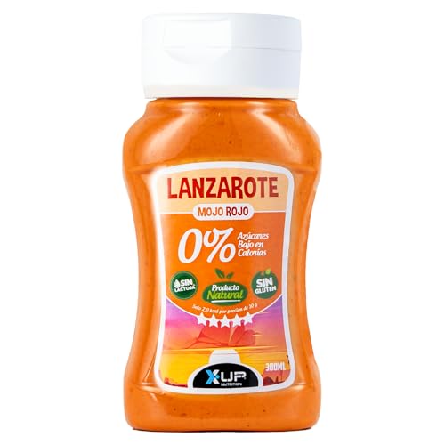 X UP NUTRITION Salsa Lanzarote Mojo Rojo 300 ml. Sin azucares y baja en grasa (300 ml)