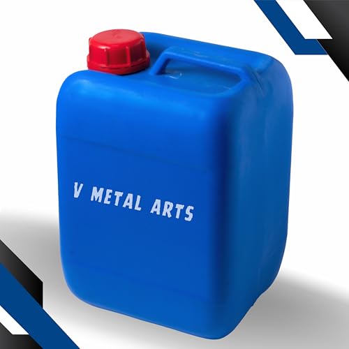 Image of V METAL ARTS Plastic Jerry Can | 20 Litre | Water Storage Drum | Leak Proof Gallon | Refillable Empty Can with Sealed Cap | PVC Can | Fuel & Chemical Storage Container | for Generators, Jeeps, Marine, Boat and Other Vehicles