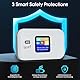 JICICUXI Mobiler WLAN Router,4G Tragbarer WiFi Mobiler Hotspotunterstützt SIM Karten, Mobiles Internet LTE Router bis zu 150 Mbit/S, 3000mAh Akku,ideal für Geschäftsreisen und Urlaub