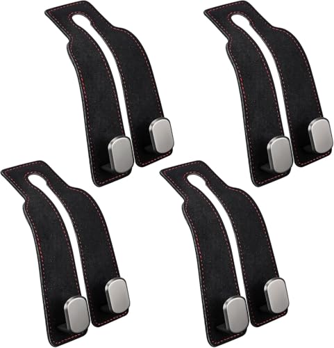 MTYNB Gancho para Reposacabezas de Coche para Benz CLK Coupé 2002-2009, 4 Piezas de Gancho de Almacenamiento para Respaldo de Asiento de Coche,Black