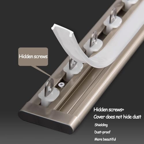 Riel de techo de 250 cm para separar ambientes y salones 4
