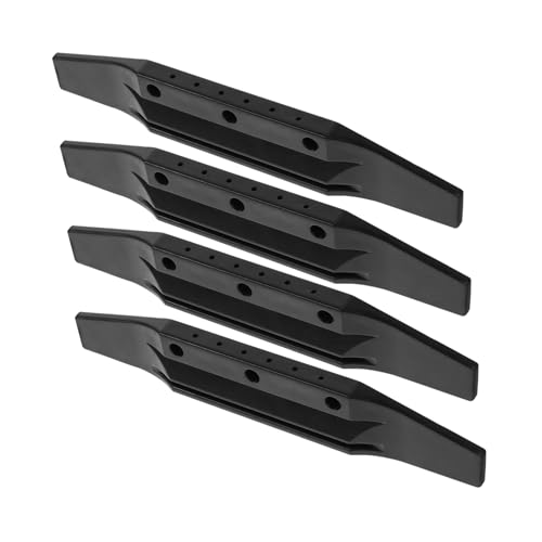 LIFKOME 4pcs Wooden Guitar Acoustic Guitar Pins Guitar Bridge Grooving Mold Guitar Bridge Replacement Guitar Bridge Saddle Slotting Acoustic Guitar Bridge Screws Guitar Bridges Black