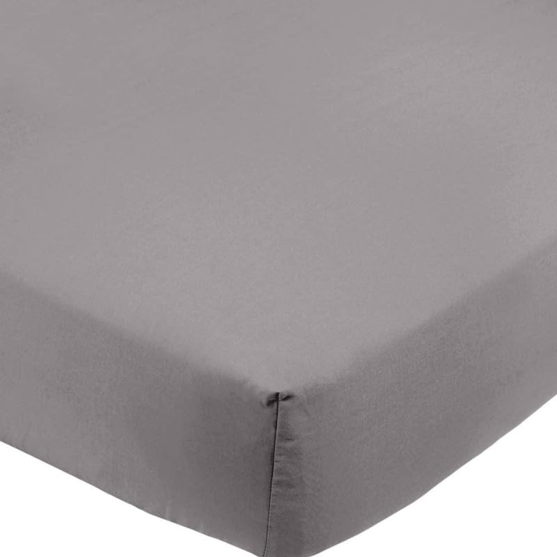 2 x Fitted Sheet 30 cm 12 Inch Deep Pocket - Non Iron Easy Care Soft Brushed Microfibre Fabric Shrinkage and Fade Resistant