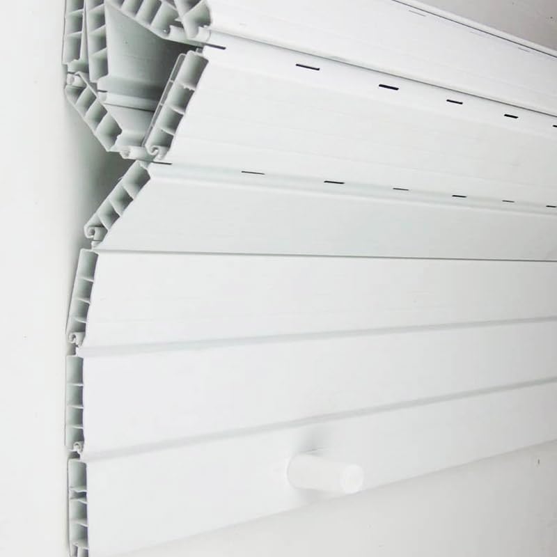 Persiana Enrollable de PVC | Lama Recta 50mm | Corte a Medida | Pertoni Tende (Alto 140cm x 170cm Ancho)