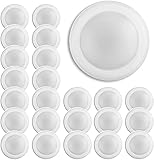 (24 Pack) 7.5' Flush Mount Dimmable LED Disk Light, 15W (120W Equivalent), 120V, 4000K Natural...