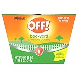 OFF! Backyard Citronella Scented Candle Burns Up to 40 Hours Provides Ambiance and a Gentle Glow for Backyard Outdoor Occasions 18 Ounce (Pack of 1)