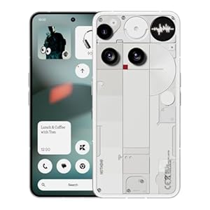 Nothing Phone (3) – Handy mit 50 MP Triple-Kamera, 24h Silizium-Kohlenstoff Akku, 6, 67" 120Hz AMOLED Display, Glyph Matrix, 12GB + 256GB – Weiß