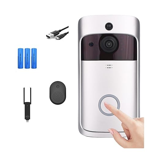 CCZRD Smart IP Video Intercom WiFi Door Phone Timbre De La Puerta Cámara Alarma IR Cámaras Seguridad Inalámbricas Gama de Entornos Domésticos(Option 11)