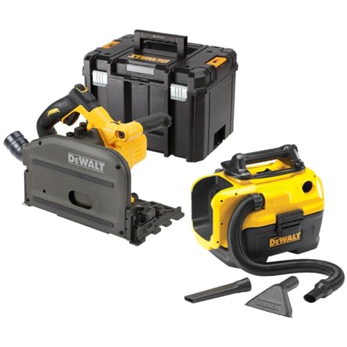 DEWALT DCS520NT 54v XR FLEXVOLT Plunge Saw Bare Tool TSTAK Case + DCV584L Vacuum