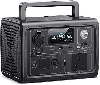BLUETTI Portable Power Station EB3A, 268Wh LiFePO4 Battery Backup w/ 2 600W (1200W Surge) AC Outlets, Recharge from 0-80% in 30 Min., Solar Generator for Outdoor Camping (Solar Panel Optional)