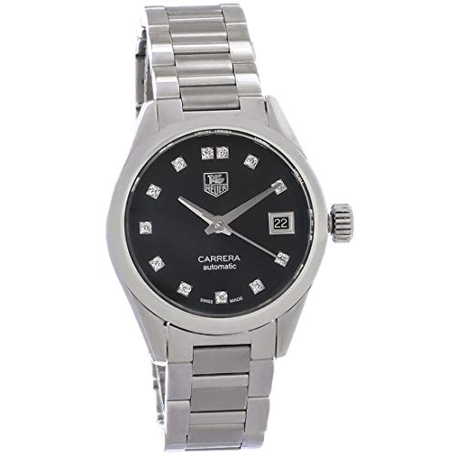 Tag Heuer Carrera Automatic Black Dial Ladies Watch WAR2413.BA0776