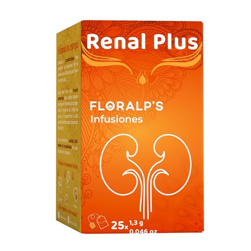 Renal Plus de Floralps - Infusión Natural para el Bienestar Renal - 25 Sobres