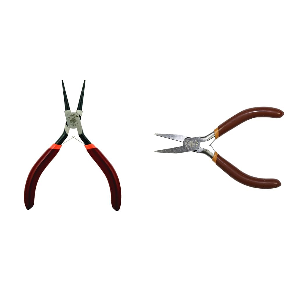 Taparia 1402 4.92 inch 125 mm Round Nose Mini Pliers dip Coated Sleeve, Brown (B0982B851C) Amazon Price History, Amazon Price Tracker