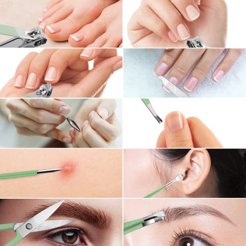 Professional 10-Piece Manicure Set - Stainless Steel Nail Kit - Image 6