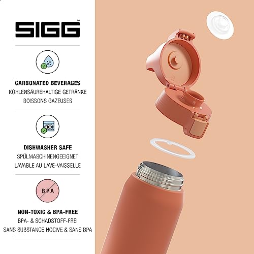 SIGG, Insulated Water Bottle, Shield Therm One, Suitable for Carbonated Beverages, Leakproof, Dishwasher Safe, BPA Free - Image 3