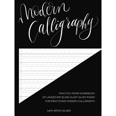 Modern Calligraphy Practice Paper