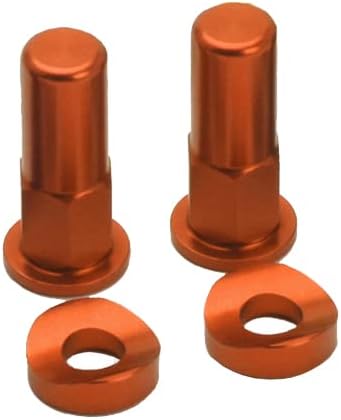 RFX Pro Rim Lock Nuts and Washers (Orange) 2 Pieces