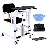 Hydraulischer Patientenstuhl mit 180° geteiltem Sitz und Tisch, Hebehilfe für Senioren Mobilitätshilfe