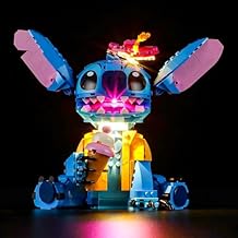 BRIKSMAX Led Lighting Kit لـ Lego-43249 Stitch - متوافق مع مجموعة مباني Lego Disney - لا يشمل مجموعة Lego
