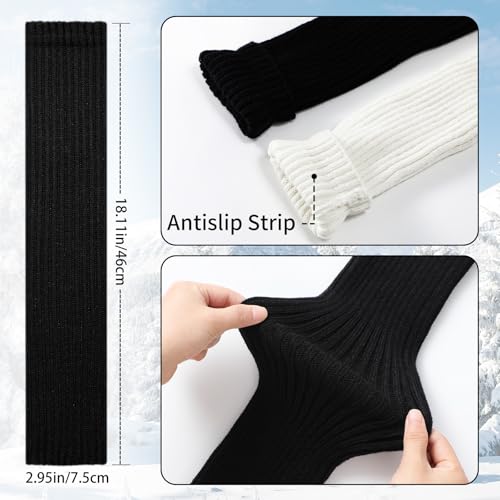 Passionbility Leg Warmers for Women - Leg Warmers 80s Ribbed Knitted Long Socks for Party Sports4