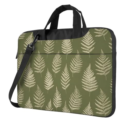 Housse 15,6 pouces ordinateur portable fougère crème pour actifs nomades