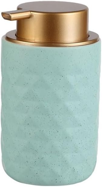 Kitchen Soap Dispenser Light Luxury Ceramic Soap Dispenser Lotion Bottle Shower Gel Shampoo Bottle Suitable for Bathroom Bathroom Soap Dispenser(B)