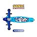 Sonic The Hedgehog 3D Kick Scooter for Kids, Self-Balancing 3 Wheeled Light Up Scooter with Extra Wide Anti-Slip Deck, Rear Brake, Lean to Steer, Lightweight Design, for Kids 3 and up, 75 LB Limit