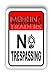 Medlin Traders Hey A$$Hole Funny No Trespassing Sign, Funny Aluminum Sign S8006