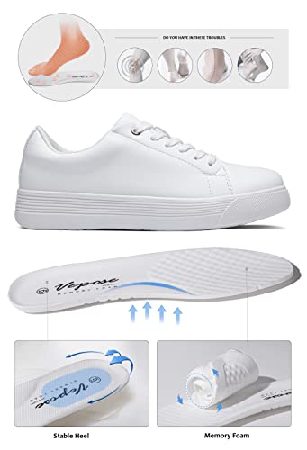 Vepose Women's 8012 Lace Up Classic Fashion Sneakers Comfortable Cute Shoes3