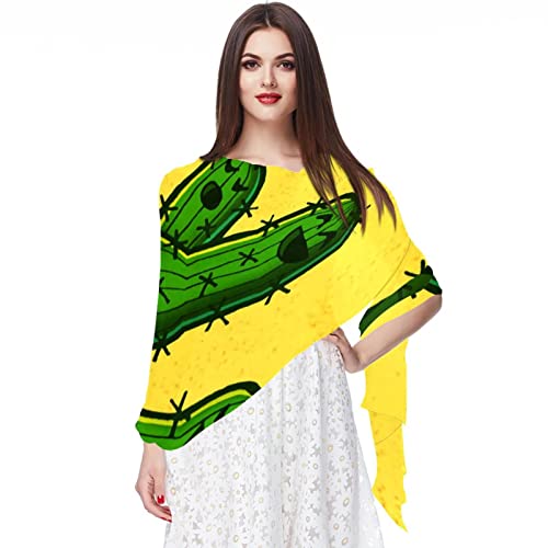 Foulard en mousseline de soie femme léger grand foulard multicolore imprimé