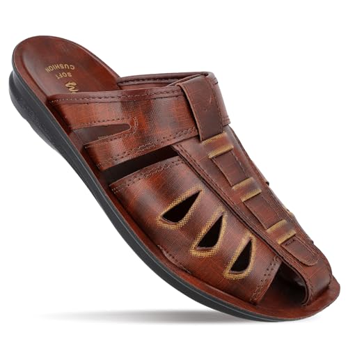 Image of WALKAROO WG5309 Mens Covering Sandals Dailywear and Regular use For Indoor & Outdoor