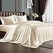 Mulberry Silk Bedding Set with Duvet CoverPillowcases for Single Double Queen King Beds