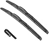 Escobillas limpiaparabrisas delanteras y traseras compatibles con Chevrolet Vauxhall Opel Corsa C Hatchback 2000-2006, parabrisas 20"+18"+16" 5