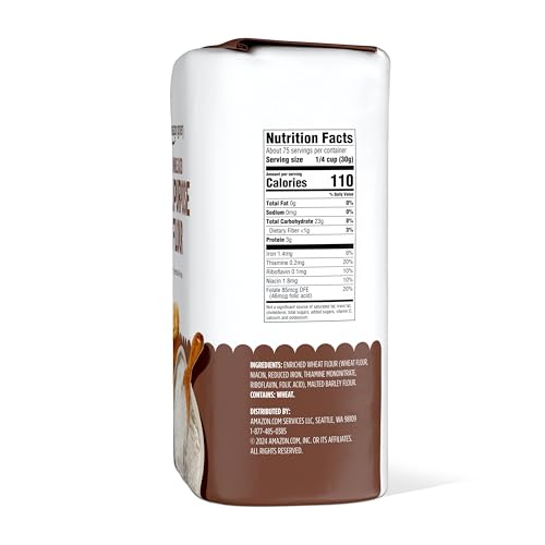 Amazon Grocery, Unbleached All Purpose Flour, 5 Lb, Pack of 2 (Previously Amazon Fresh, Packaging May Vary) - image 2