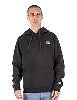 Russell Athletics Men's Originals Small Arch Hoodie, Black, Medium