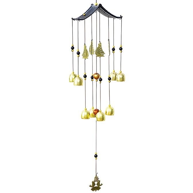 Cast Iron Wind Chime Small Boat Nambu Ironware Handmade Japanese Summer Decor