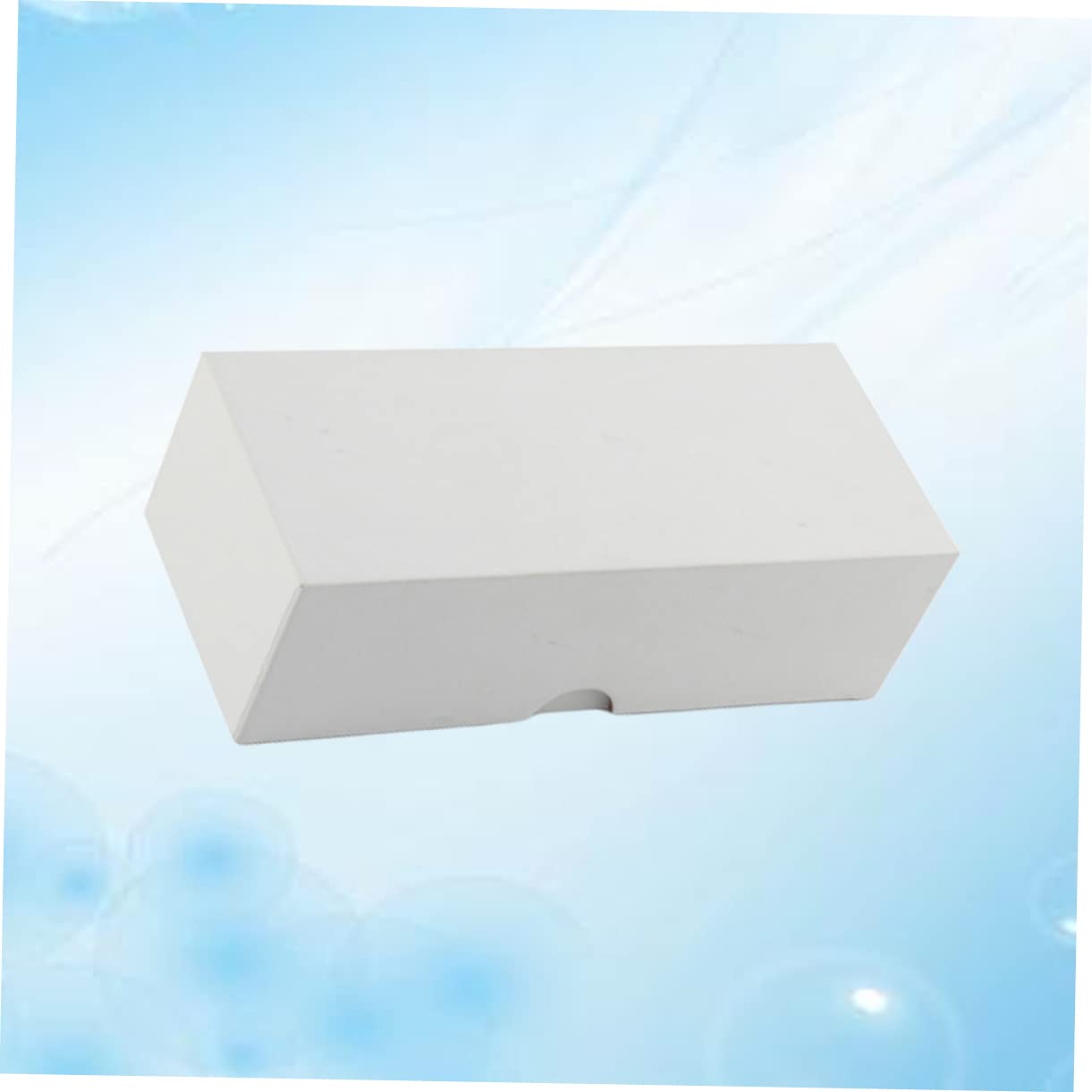 LIFKOME 5pezzi Custodia Per Occhiali Carta Kraft Bianco Scatola Portatile Per Sole e Ottica Organizer Pratico e Sicuro Per Viaggi Accessori Per Occhiali Design Semplice e Elegante