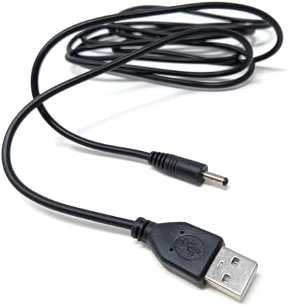 DRUT 2m Big Pin 3.5mm to USB Charger Lead Cord Cable, Compatible With