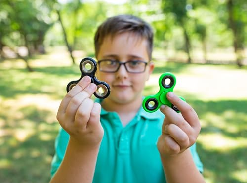 Iconikal 24-Pack Fidget Spinners, Random Color Bulk Assortment for Sensory Play Occupy Hands Attention