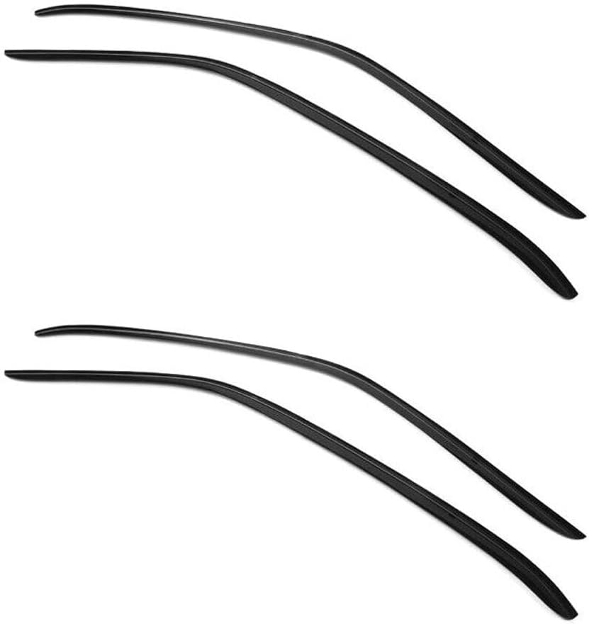 Qiexeoe Acrylic Window Visors Rain Sun Guard for Subaru Impreza 2002-2007 (2‑Piece Set)