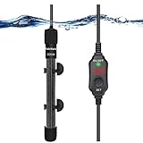 YukiHalu Small Submersible Aquarium Heater, Adjustable Mini Fish Tank Heater 25W 50W 100W 200W 300W